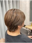 白髪ぼかしハイライト