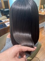 アノネ 熊の前店(anone)&nbsp;ダークトーンも髪質改善で映え