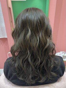モア 岡崎(more) 【オリーブグレージュ】秋カラー ブリーチ履歴なし/more岡崎大山