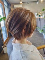 ヘアケアゲート(hair care Gate)&nbsp;ショートボブ×フェミニンベージュ