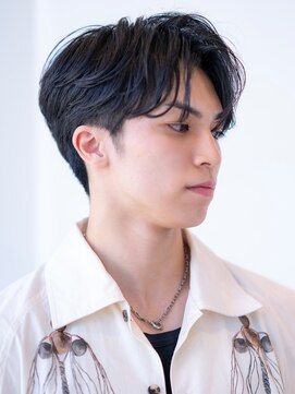 エフエム 渋谷(FM) アッシュブラック/マッシュパーマ/刈り上げ/ツーブロック