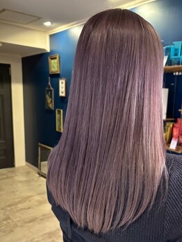 ルスキニア(Luscinia)の写真/【透き通るような透明感】ダメージを抑えつつ、トレンド感のあるスタイルをご提供いたします♪