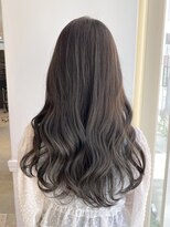 グラフ 銀座(GRAFF) チャコールグレー×ゆるふわロング