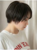 似合わせカット大人かわいい丸みショートマッシュY越谷10代20代