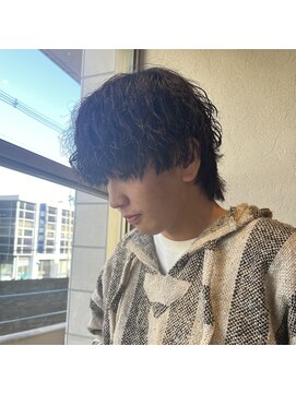 アイラス(I'LAS) メンズウルフ/波巻きパーマ/20代30代40代