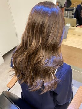 ジーナ 船橋(Zina) 髪質改善＊ロングレイヤーグレーベージュ＊美髪【Zina船橋】