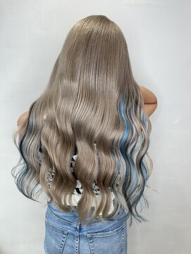 ラピス 渋谷本店(Lapis) ミルクティーグレージュ、インナーカラー