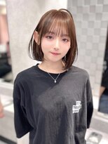 ジーナ 名駅(XENA.) 《LUNA》ダブルカラー/透明感カラー/オリーブベージュ