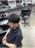 ツーブロックショート