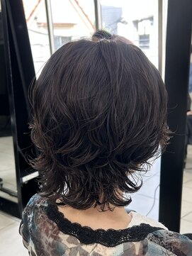 アクアオモテサンドウ(ACQUA omotesando) ＊ショートウルフパーマヘアネオウルフミディアムレイヤーパーマ