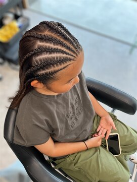 ガルボヘアー 桟橋店(garbo hair) ハーフコーンロウ 8本  特殊セット イベントヘア ダンスヘア