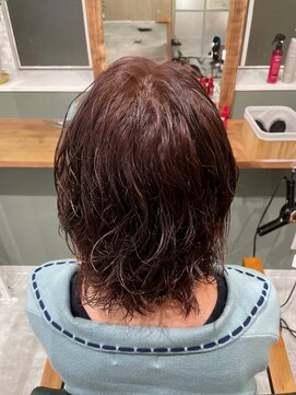 リブカラー(Lib color) レッドブラウン