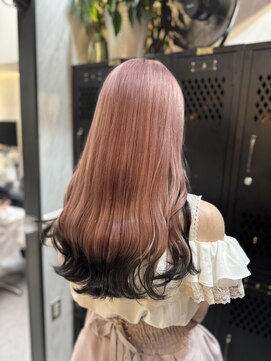 ヴァイス 渋谷店(VAICE) ペールピンク/エンドカラー/ブラック
