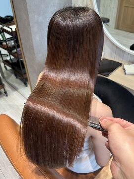 ナル 新宿(nalu) nalu新宿/髪質改善/縮毛矯正/METEO/透明感/インナーカラー/新宿