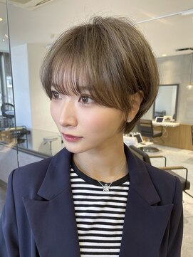 アスター 天神大名店(Aster) 小顔に見えるトレンドヘア/黒髪/オリーブグレー/ココアベージュ