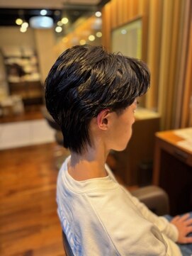 アリレイナ美容室 鎌倉店(ARIREINA) カットニュアンスパーマメンズセンターパート