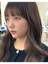 シェノン サントル(CHAINON CENTRE) 梅田/黒髪/クラゲヘアー/オリーブグレー/小顔/ココアベージュ