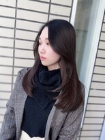 シルクレイ 新宿店(Silk-lei) レイヤーカット 韓国ヘア 小顔 顔周り イメチェン 似合わせ 前髪