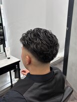 メンズサロンドットリアン(dot. lien)&nbsp;フェードオールバックパーマ