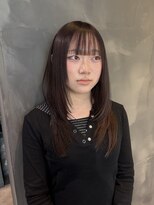 クレオヘアフィーカ(CLEO hair fika) 髪質改善ストレート×ラベンダーカラー×ロングレイヤーカット