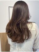 レイヤーカット×明るめカラーで軽やかロング
