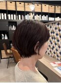 ワンホンレイヤー/ミルクティーブロンド/ダークブルー/茅ヶ崎