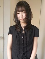 ニコフクオカヘアーメイク(NIKO Fukuoka Hair Make)&nbsp;[NIKO]ハッシュカット/透明感カラー/オリーブグレージュ