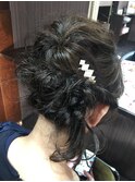 二次会使用ヘアセット