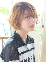 ワースホワイル(WORTH WHILE)&nbsp;30代40代大人ボブ×小顔バング×無造作カール