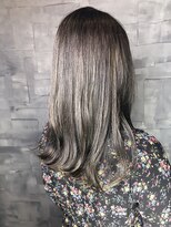 ヘアサロンエム 大宮東口(HAIR SALON M)&nbsp;外ハネボブ/アッシュブラウン/ネオウルフ/デザインカラー