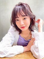 表参道 roijir 小顔ヘア×ピンクアッシュ