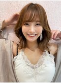 韓国風前髪×レイヤーカット【髪質改善/新宿/レイヤーカット】