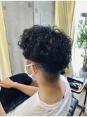 夏刈り上げパーマ