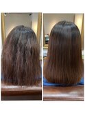 髪質改善ストレート