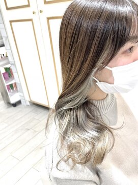 アルクバイネオリーブ 荻窪店(arc by neolive) ホワイトベージュインナーカラー♪