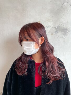 カムジーヘッド(COMEGHEAD) ブリーチ無しワンカラーピンク