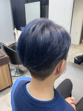 アフィックス ヘア 水天宮前店(affix hair) ネイビーブルー