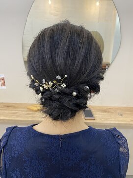 ロア ヘアーコーディネート 四条烏丸店(LoRE hair coordinate) シニヨン×ヘアセット