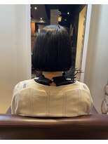 オーガスト ヘア ネイル(AUGUST hair nail)&nbsp;乾かしただけでまとまるぷつっとボブ