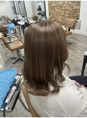 ハイライトミルクティーカラー