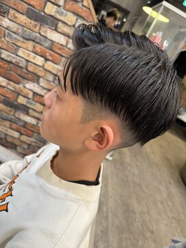 ルーナヘアー(LUNA hair) 『京都 山科 ルーナヘアー』七三 ショート 草木真一郎