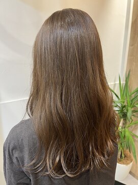 バドゥ(bud) 軽重ロング×アッシュベージュ