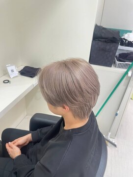 ネイバー 立川(Neighbor) メンズカット＋ブリーチカラー 毛流れ[立川駅]