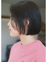 イルフレール(ill frere)&nbsp;ぱつっと　ボブ　前髪　まとまり　耳かけ　中津　梅田