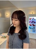 ブリーチなし◎チェリーレッド◎バーガンディー