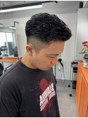 メンズショートツーブロックメンズパーマ眉毛