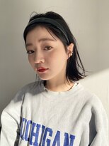 ロンド パルティール 大宮(Lond partir)&nbsp;黒髪ボブルフネビージュ小顔ワンレンスペインカール大宮