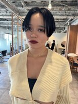 ホネン(honen)&nbsp;薬院【honen】ショートボブウルフレイヤーイルミナ髪質改善