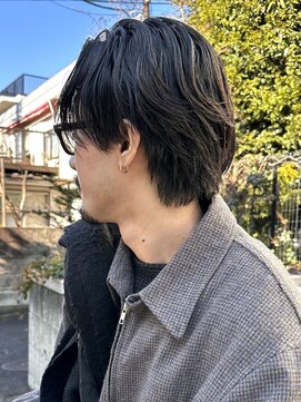 ナループロアオハナ(Nalu pu loa ohana) メンズショートカットニュアンスパーマメンズ毛流れパーマ