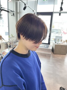 カンゴールサロン 郡山ノース(KANGOL) #モードでレディーなハンサムショート